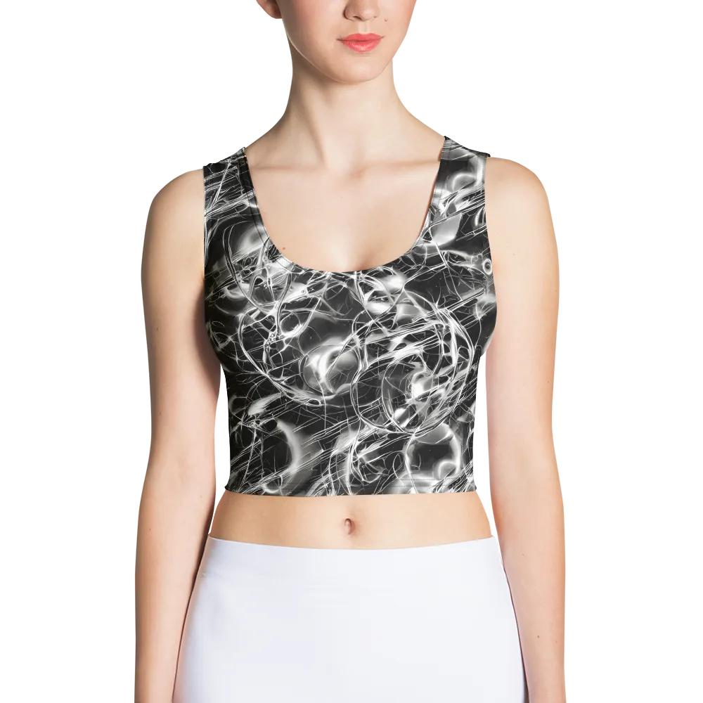 Chrome Tempest on Crop Top — Front