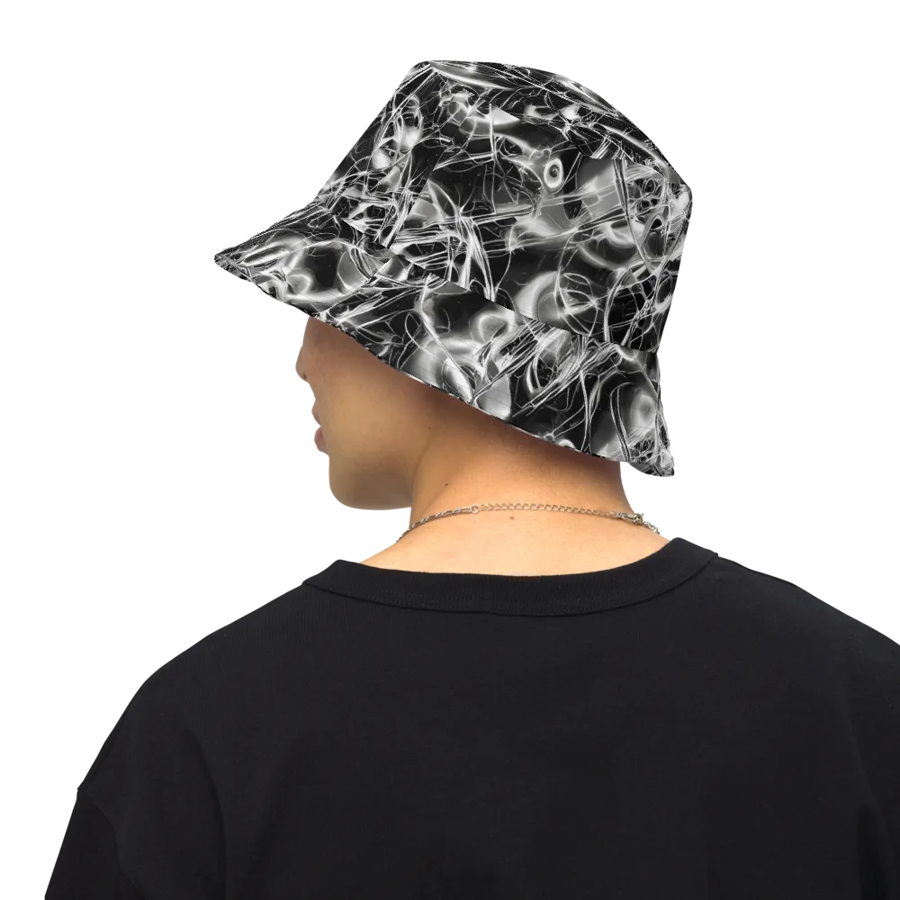 Chrome Tempest on Reversible Bucket Hat — Back Inside