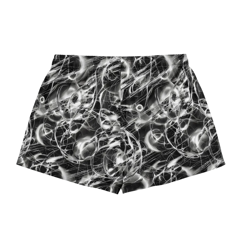 Chrome Tempest on Women's Pajama Shorts — Back