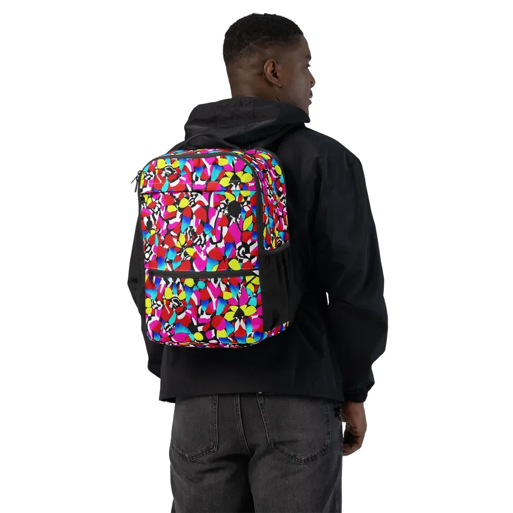 Chromatic Riot on Utility Backpack — Back