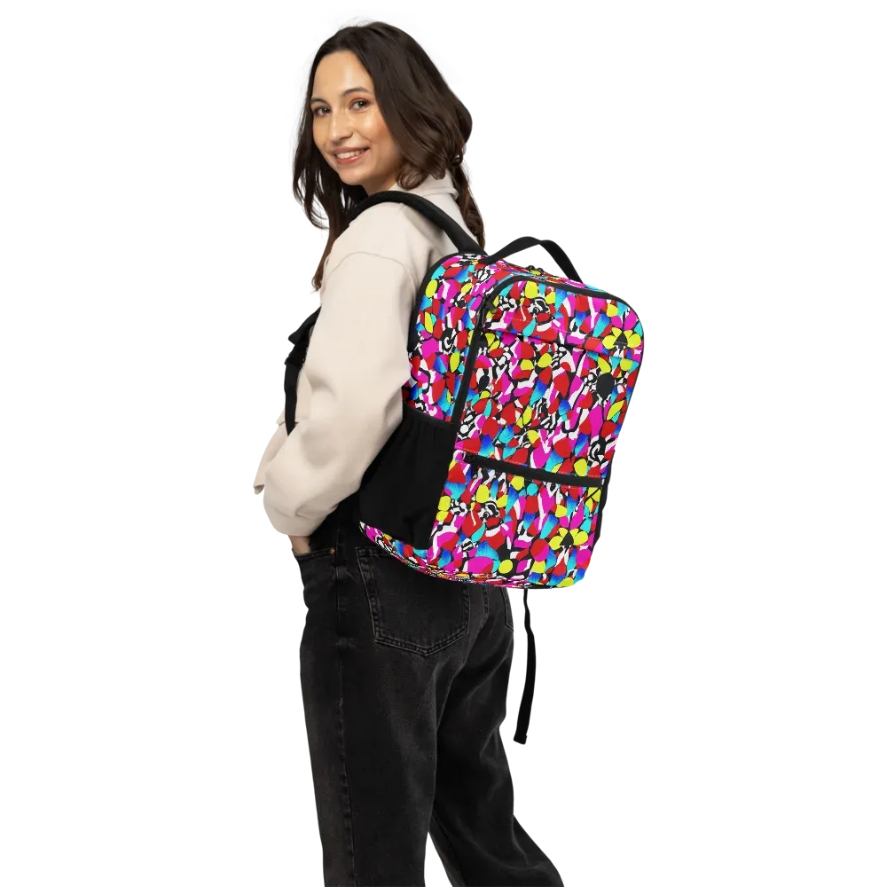 Chromatic Riot on Utility Backpack — Back