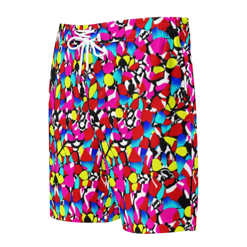 Chromatic Riot on Men's Board Shorts — Front