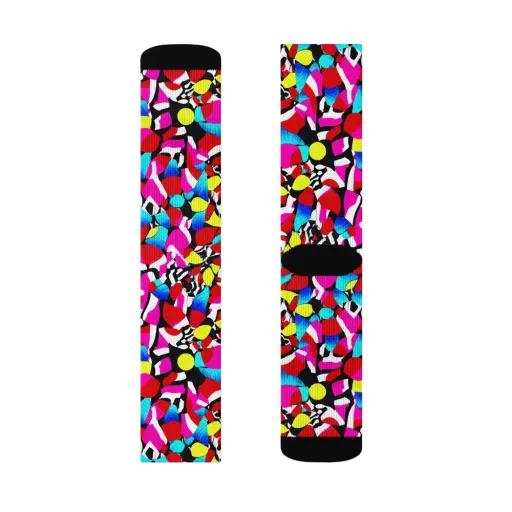 Chromatic Riot on a Socks
