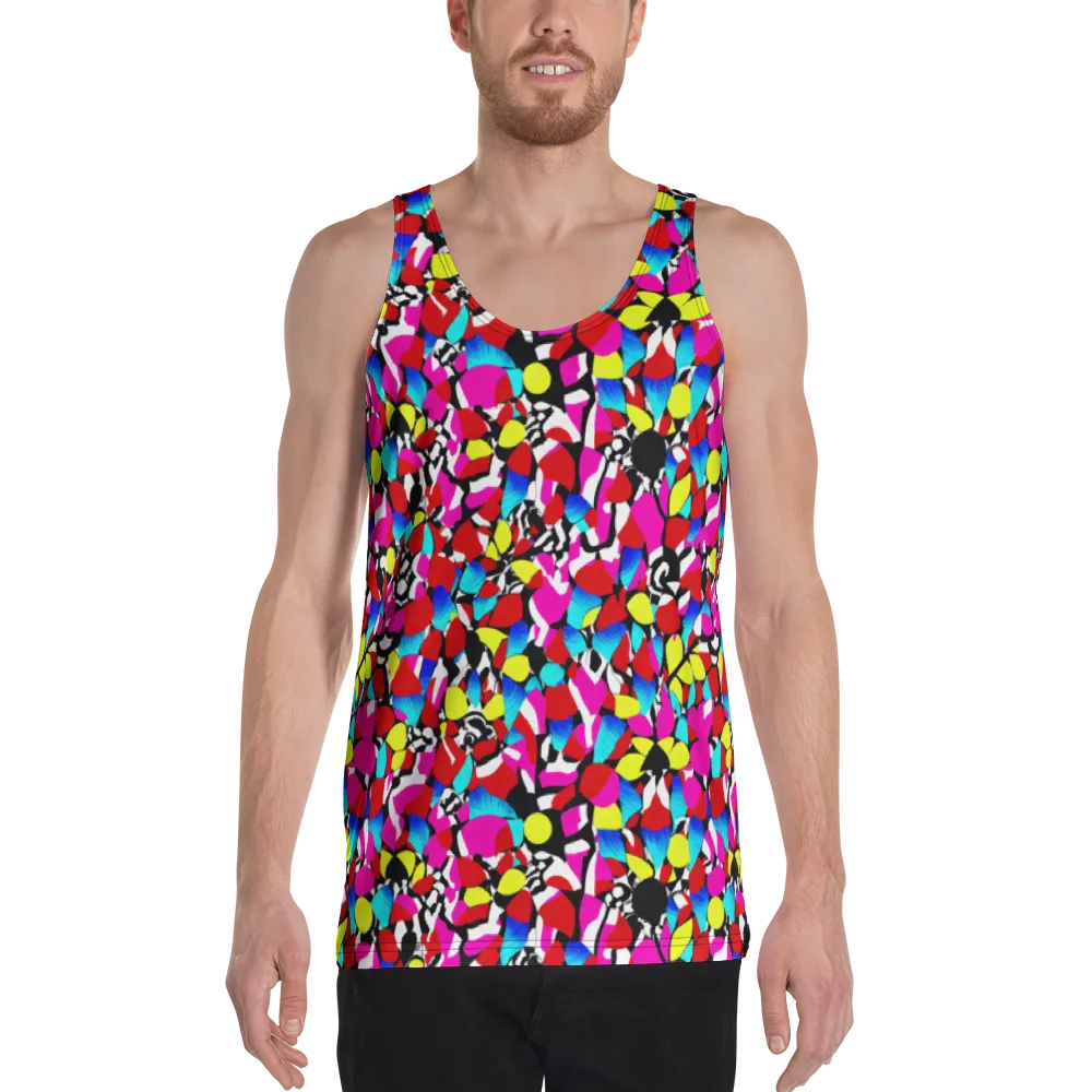 Chromatic Riot on Men's Tank Top — Front