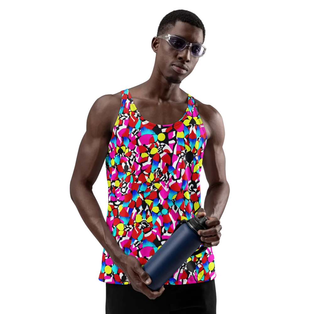 Chromatic Riot on Men's Tank Top — Front
