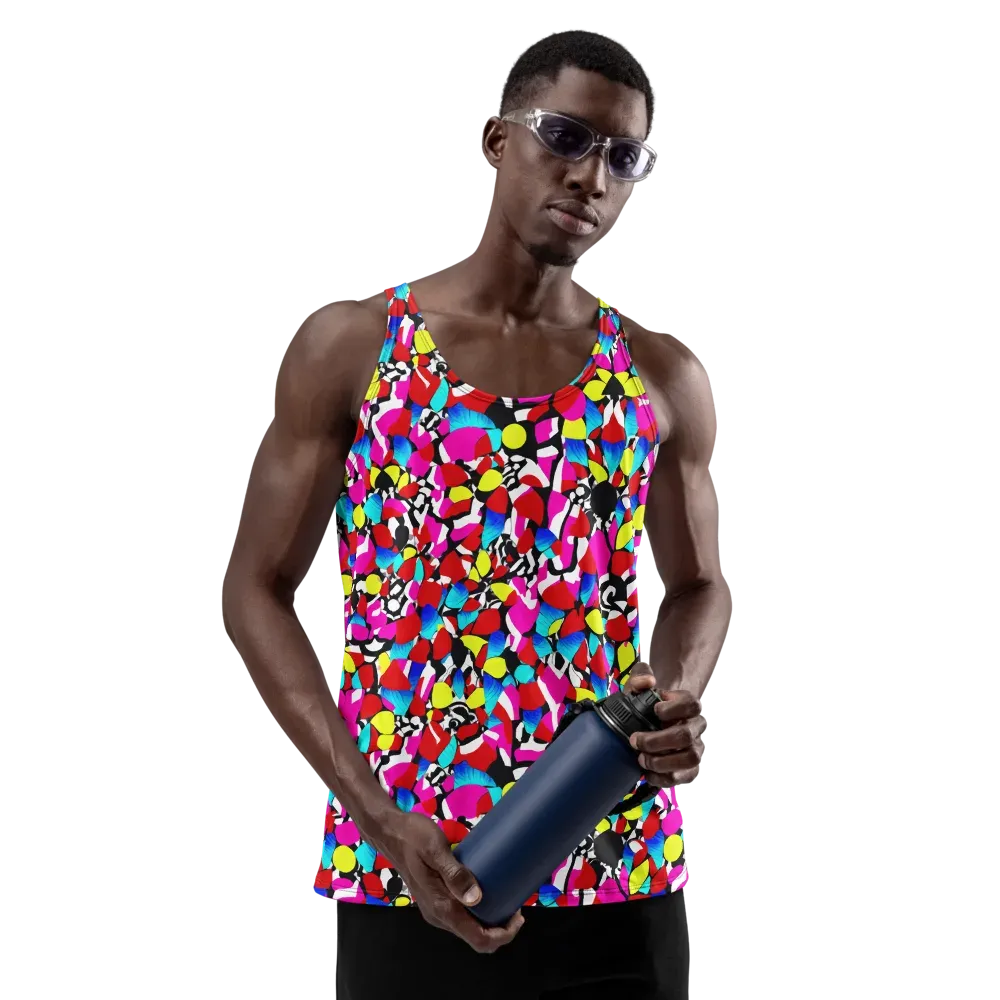 Chromatic Riot on Men's Tank Top — Front