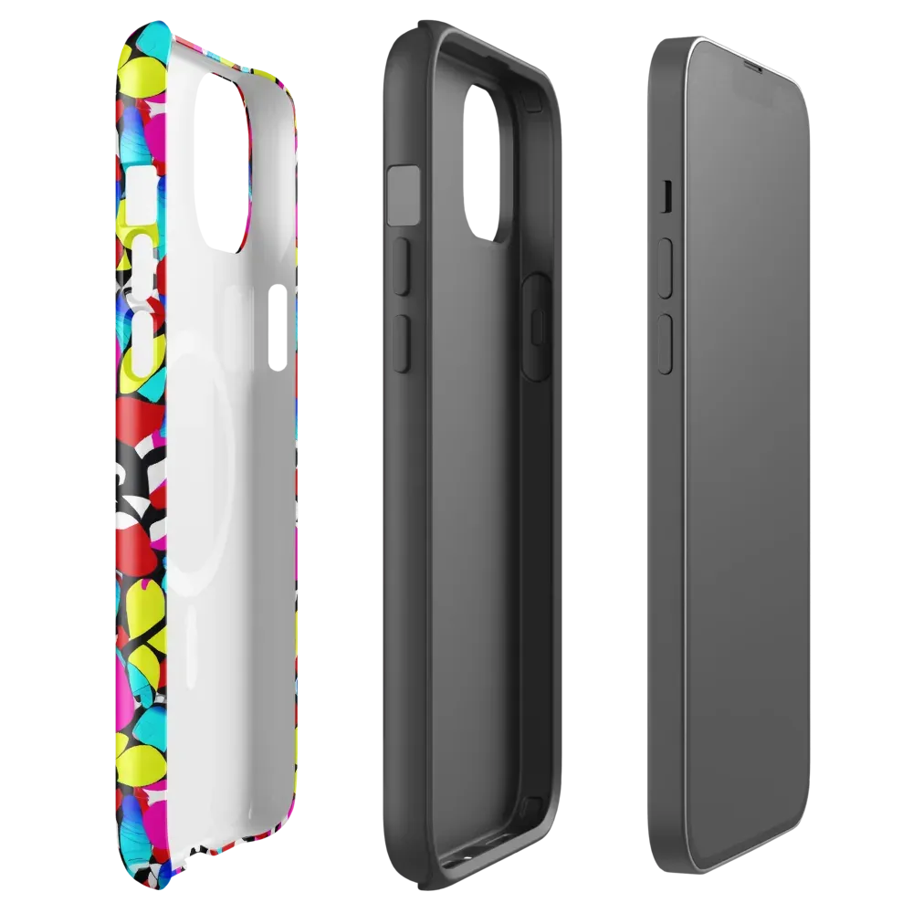 Chromatic Riot on MagSafe Tough Case for iPhone® — Front