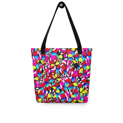 Chromatic Riot on a Tote Bag