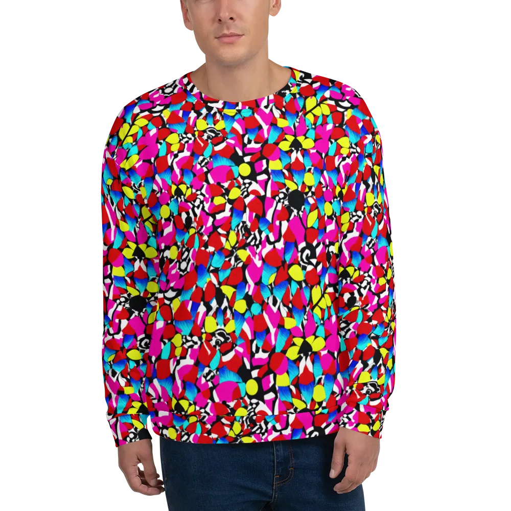 Chromatic Riot on Sweatshirt — Front