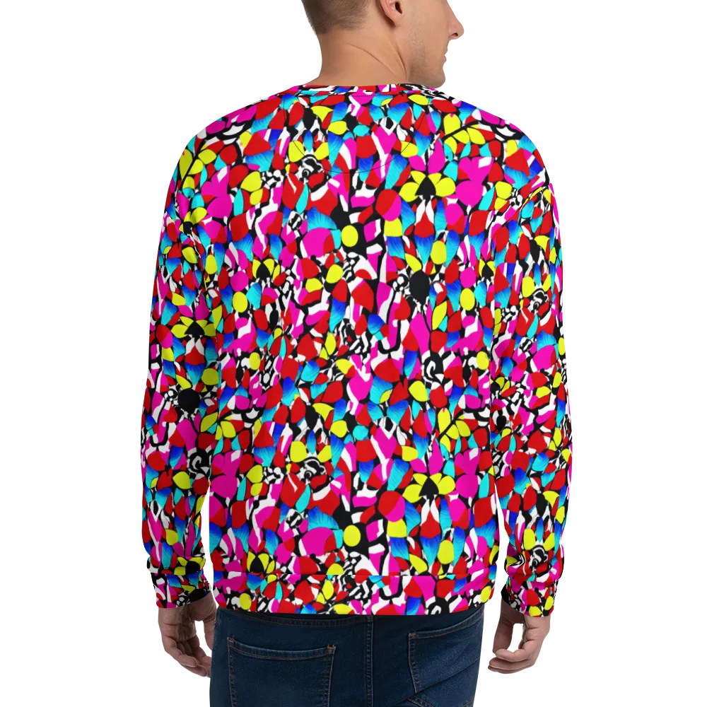 Chromatic Riot on Sweatshirt — Back