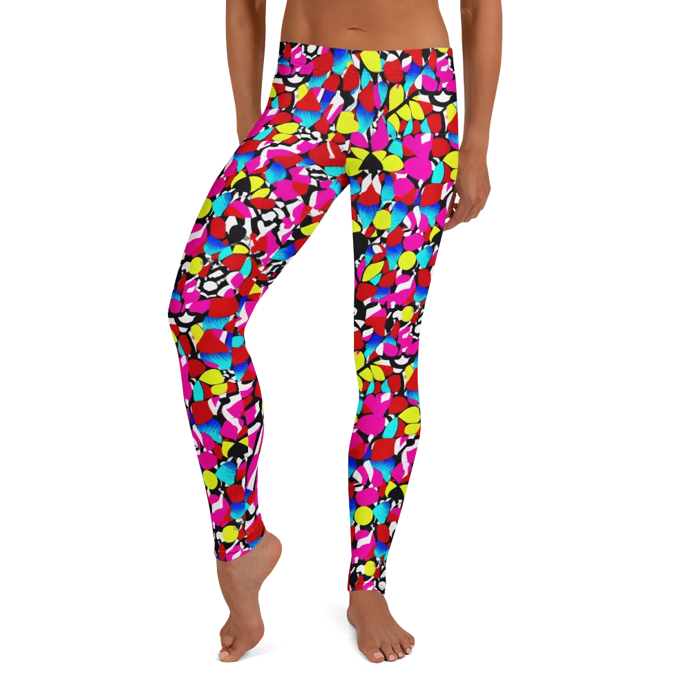 Chromatic Riot on Leggings — Front