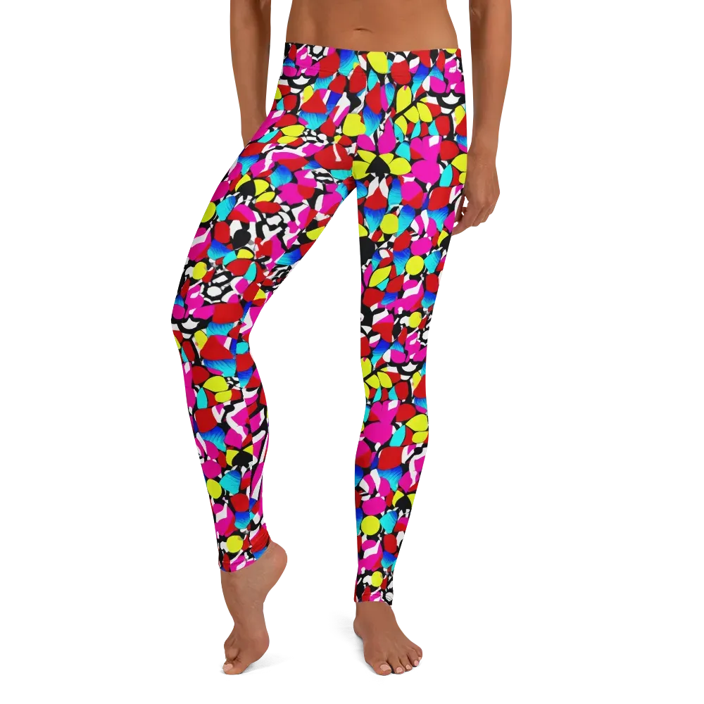 Chromatic Riot on Leggings — Front