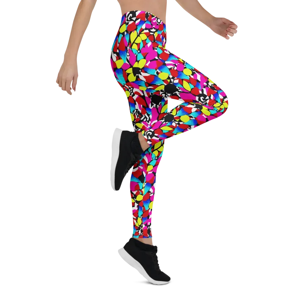 Chromatic Riot on Leggings — Right