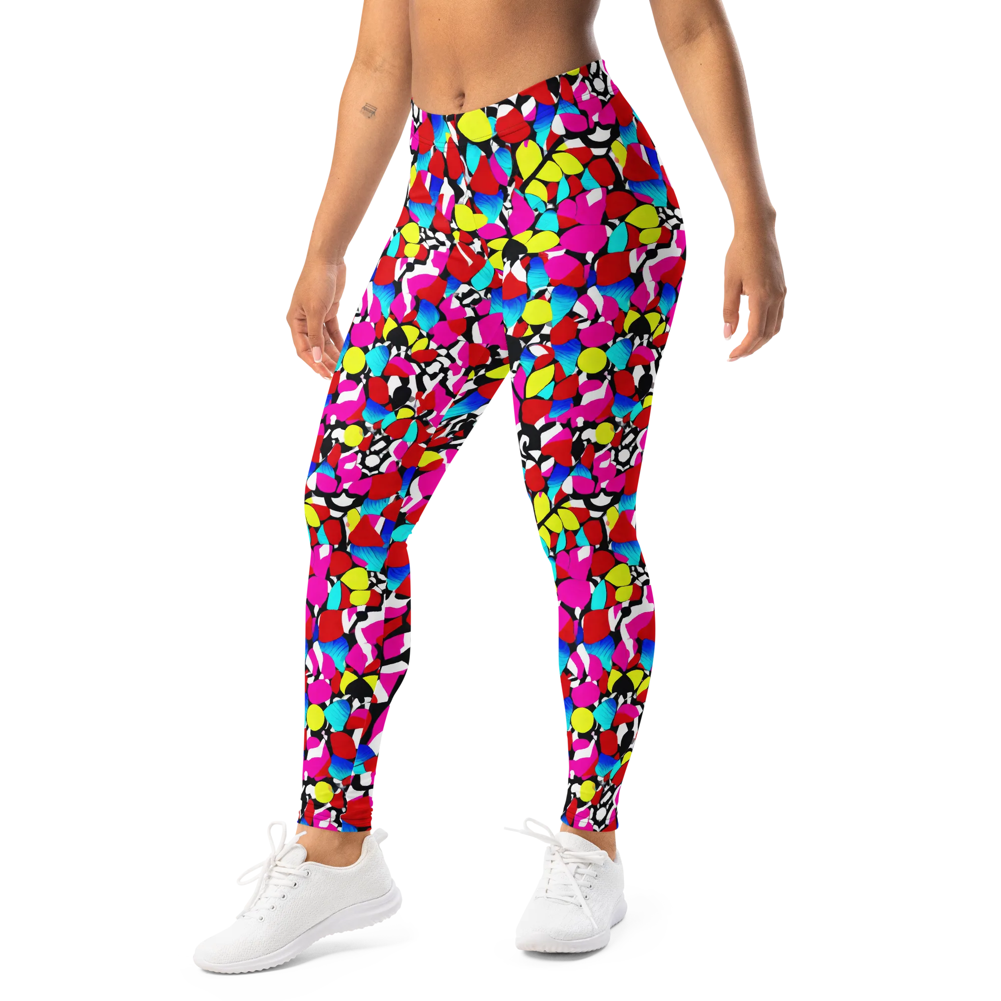 Chromatic Riot on Leggings — Left Front
