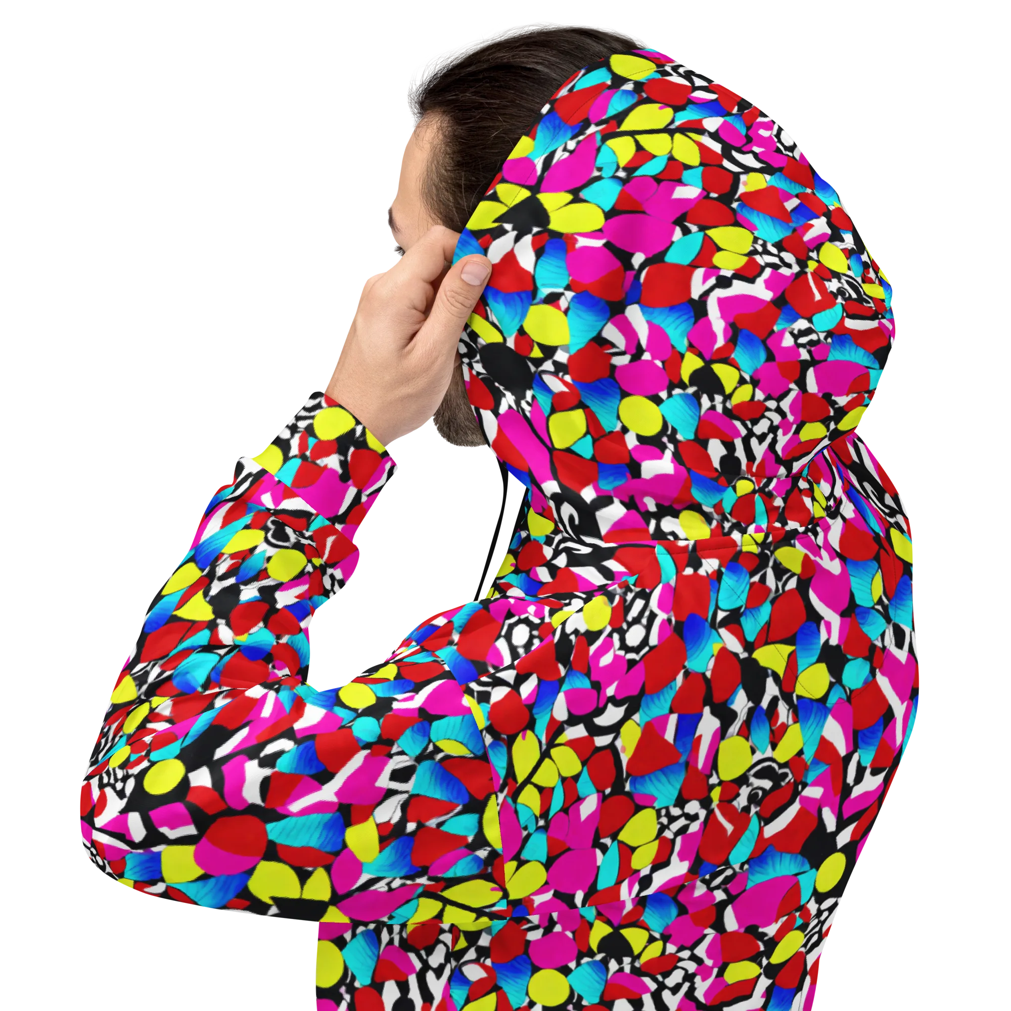Chromatic Riot on Hoodie — Back