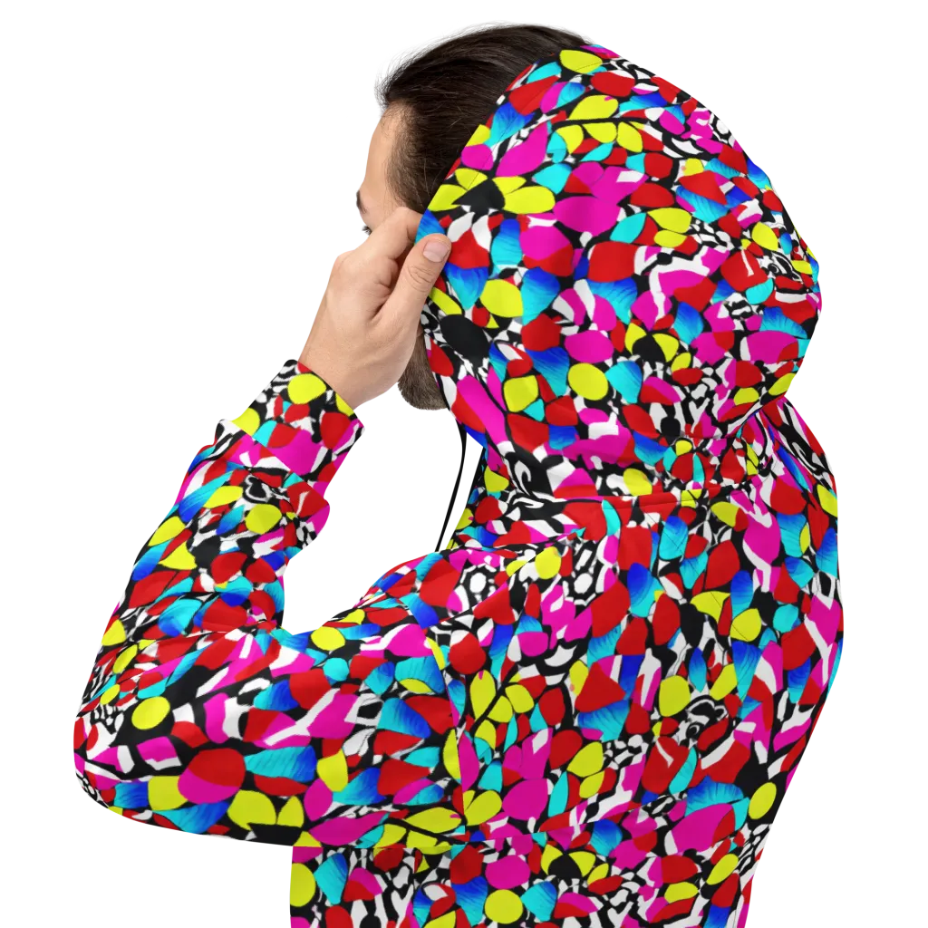 Chromatic Riot on Hoodie — Back