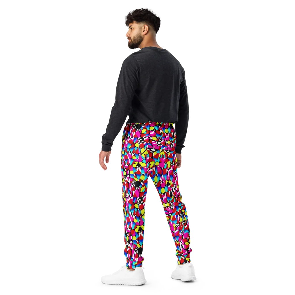 Chromatic Riot on Men's Joggers — Back