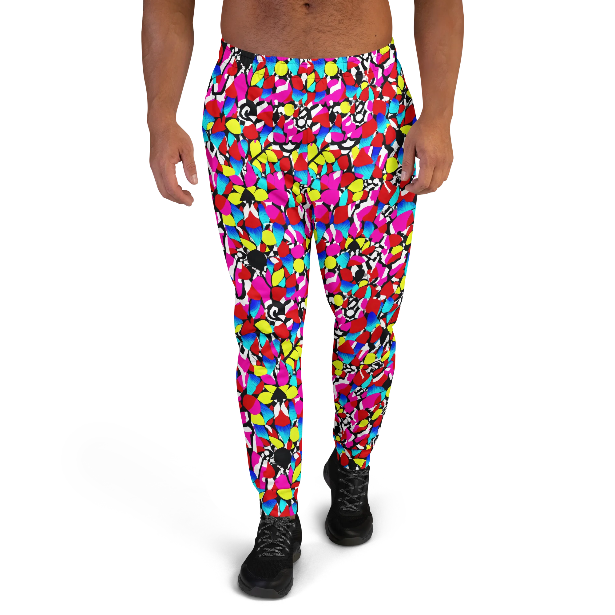 Chromatic Riot on Men's Joggers — Front