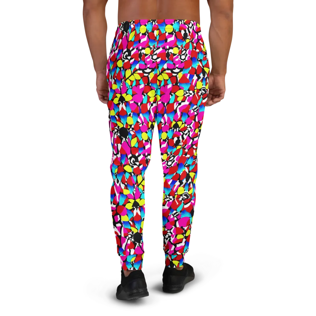 Chromatic Riot on Men's Joggers — Back