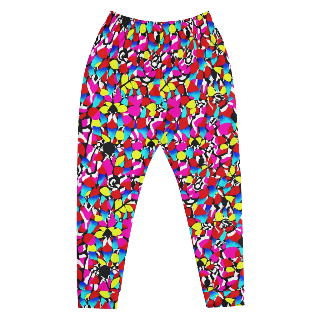 Chromatic Riot on Men's Joggers — Front
