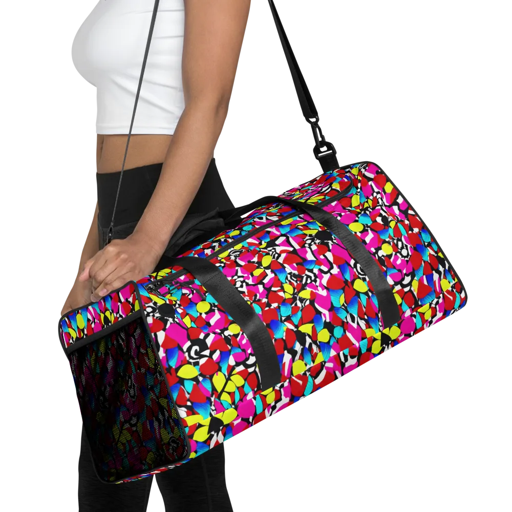 Chromatic Riot on Duffle Bag — Front