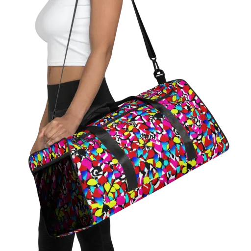 Chromatic Riot on a Duffle Bag