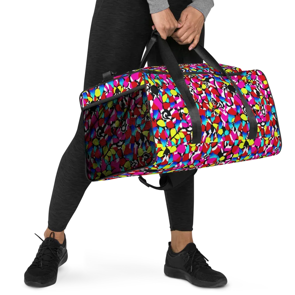 Chromatic Riot on Duffle Bag — Right Front