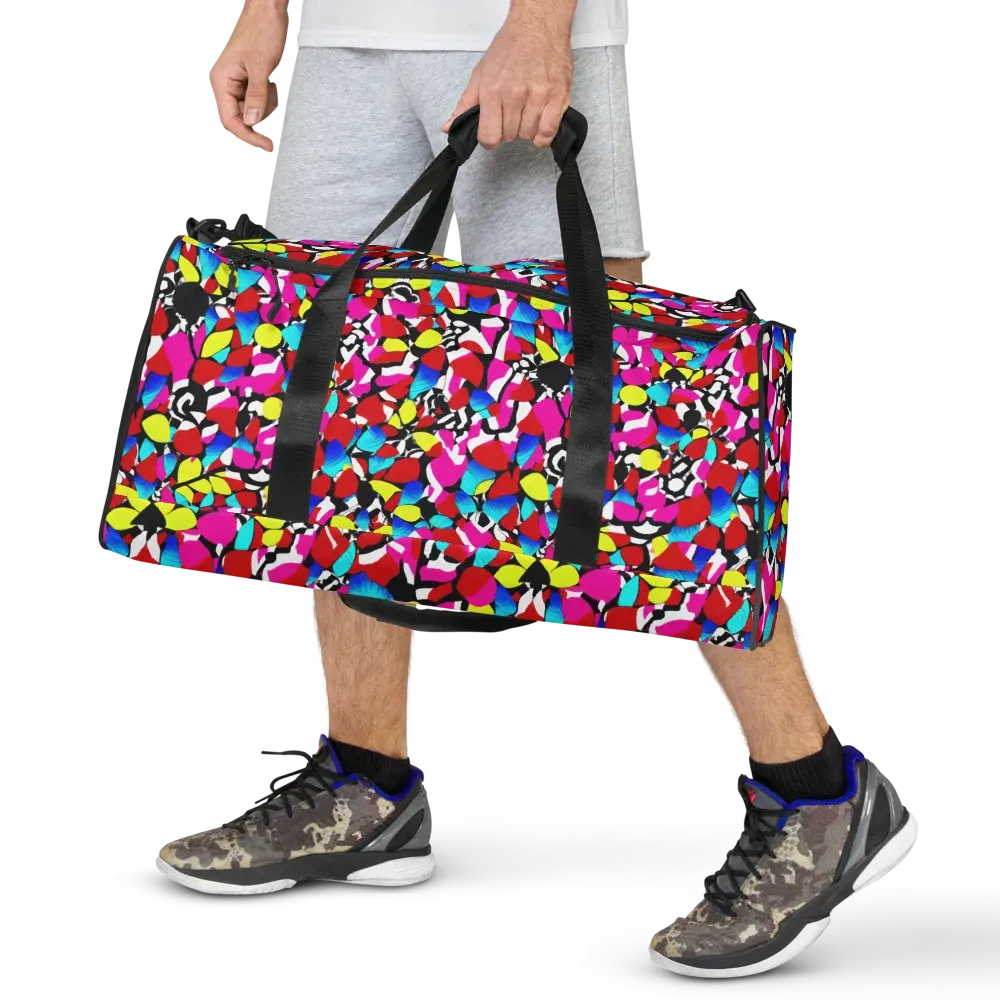 Chromatic Riot on Duffle Bag — Front