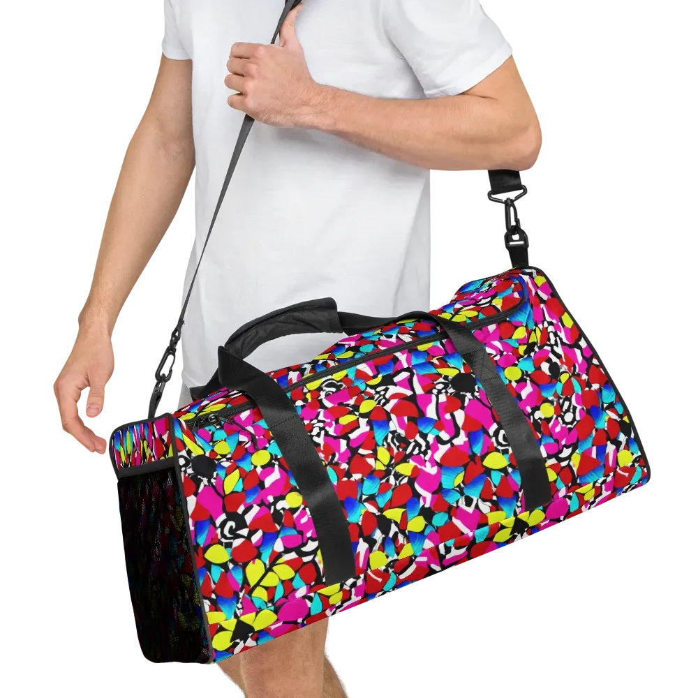 Chromatic Riot on Duffle Bag — Right Front