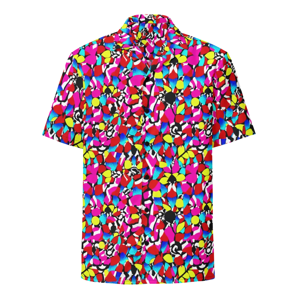 Chromatic Riot on Button Shirt — Front