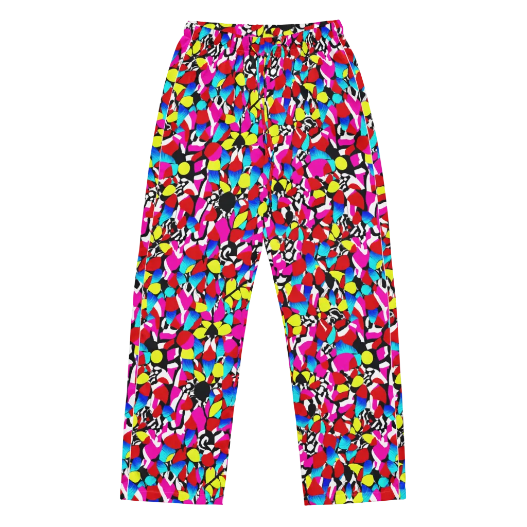 Chromatic Riot on Women's Pajama Pants — Front
