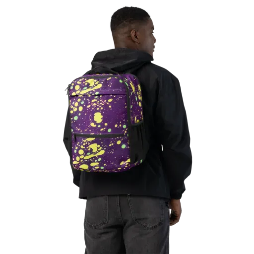 Electric Splatter on a Utility Backpack