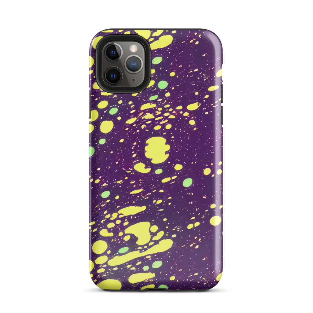 Electric Splatter on Tough Case for iPhone® — Front