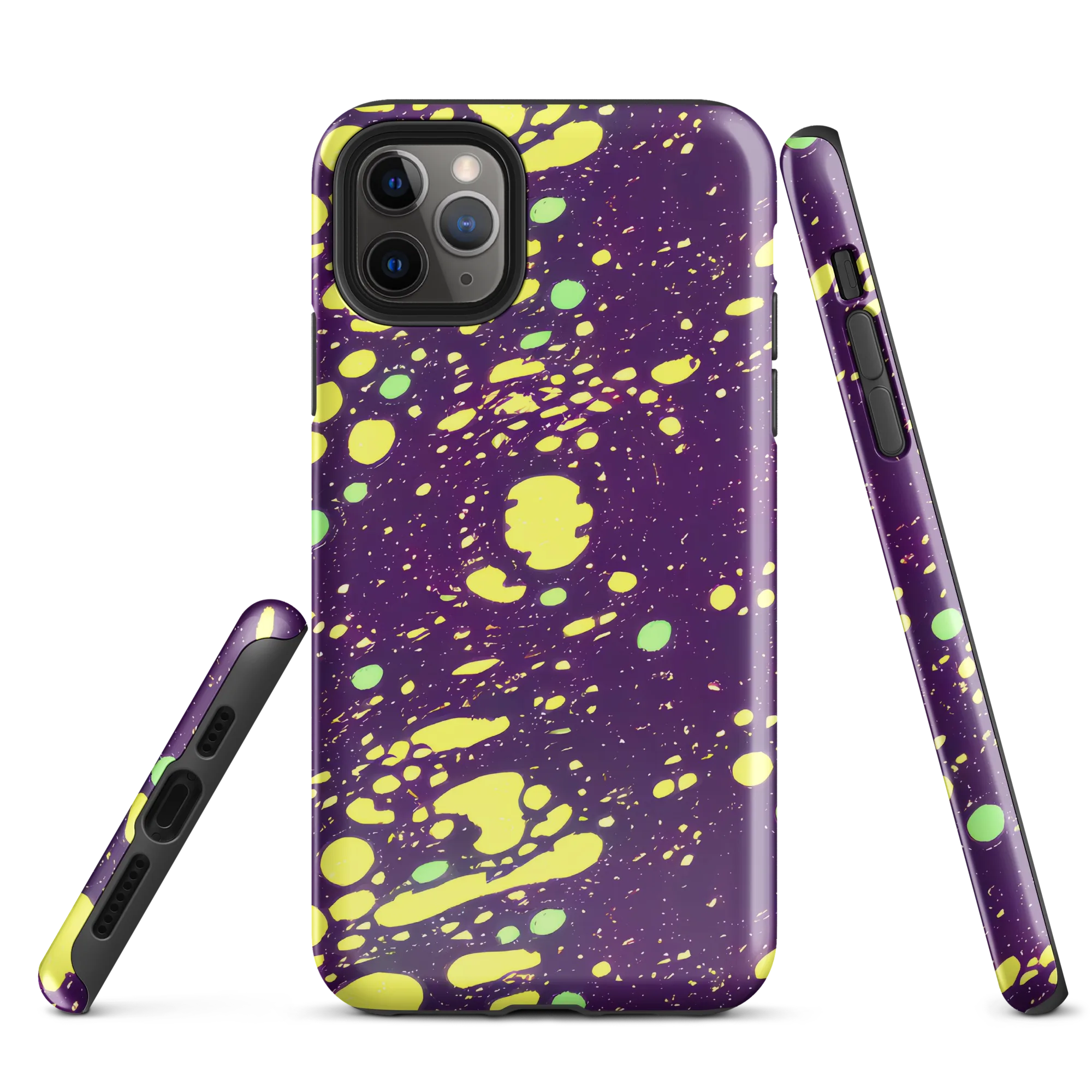 Electric Splatter on Tough Case for iPhone® — Front