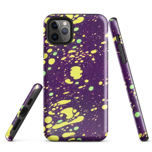 Electric Splatter on a Tough Case for iPhone®