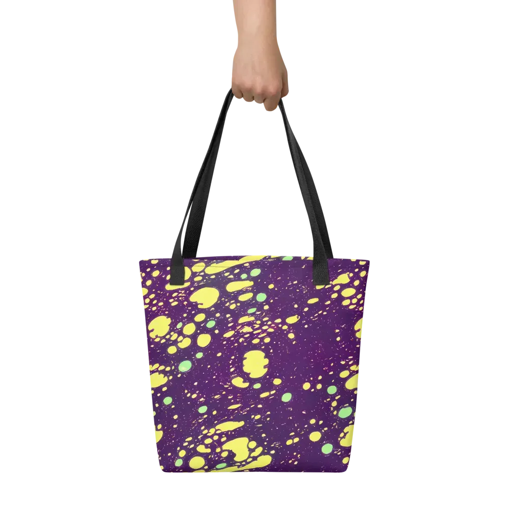 Electric Splatter on Tote Bag — Front
