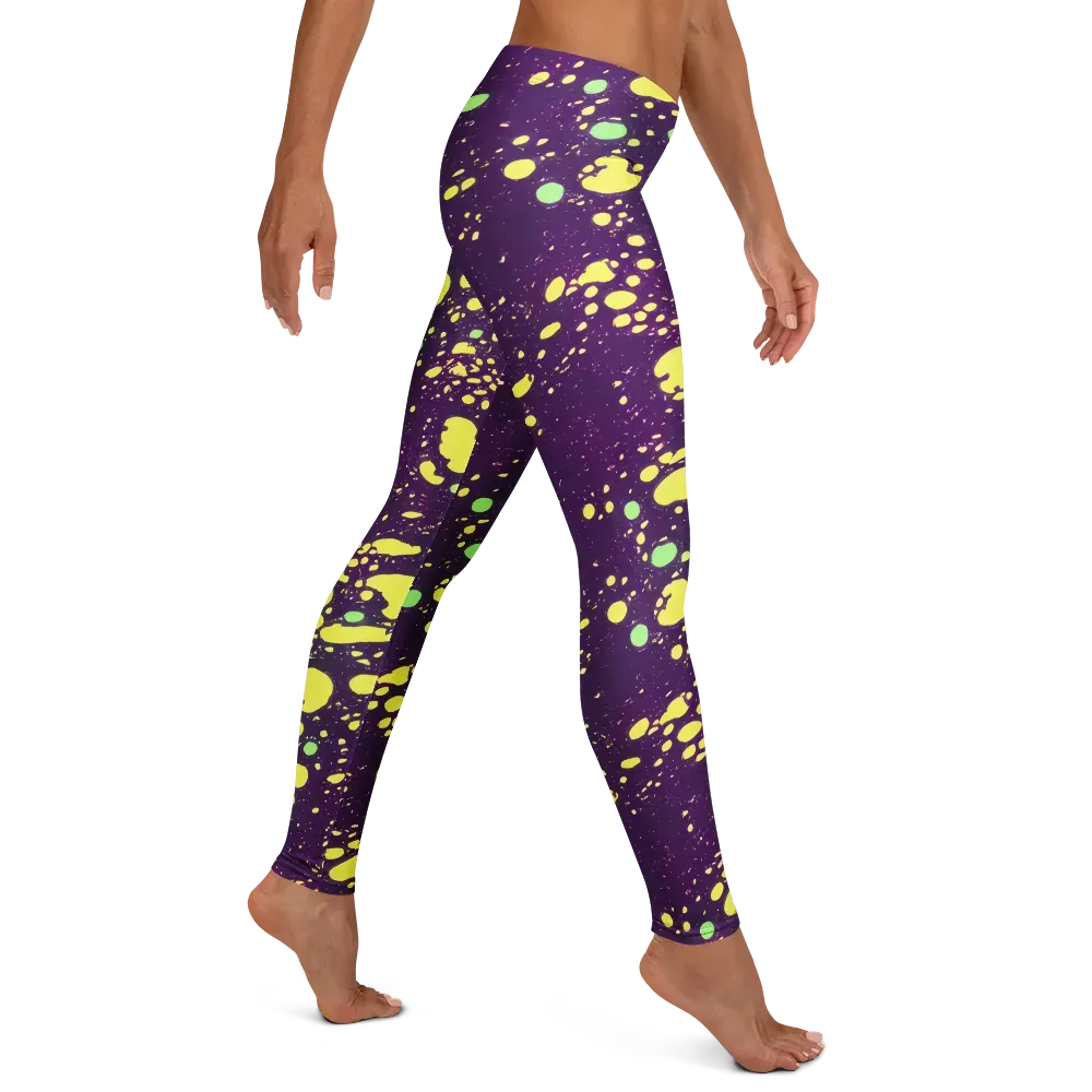 Electric Splatter on Leggings — Right