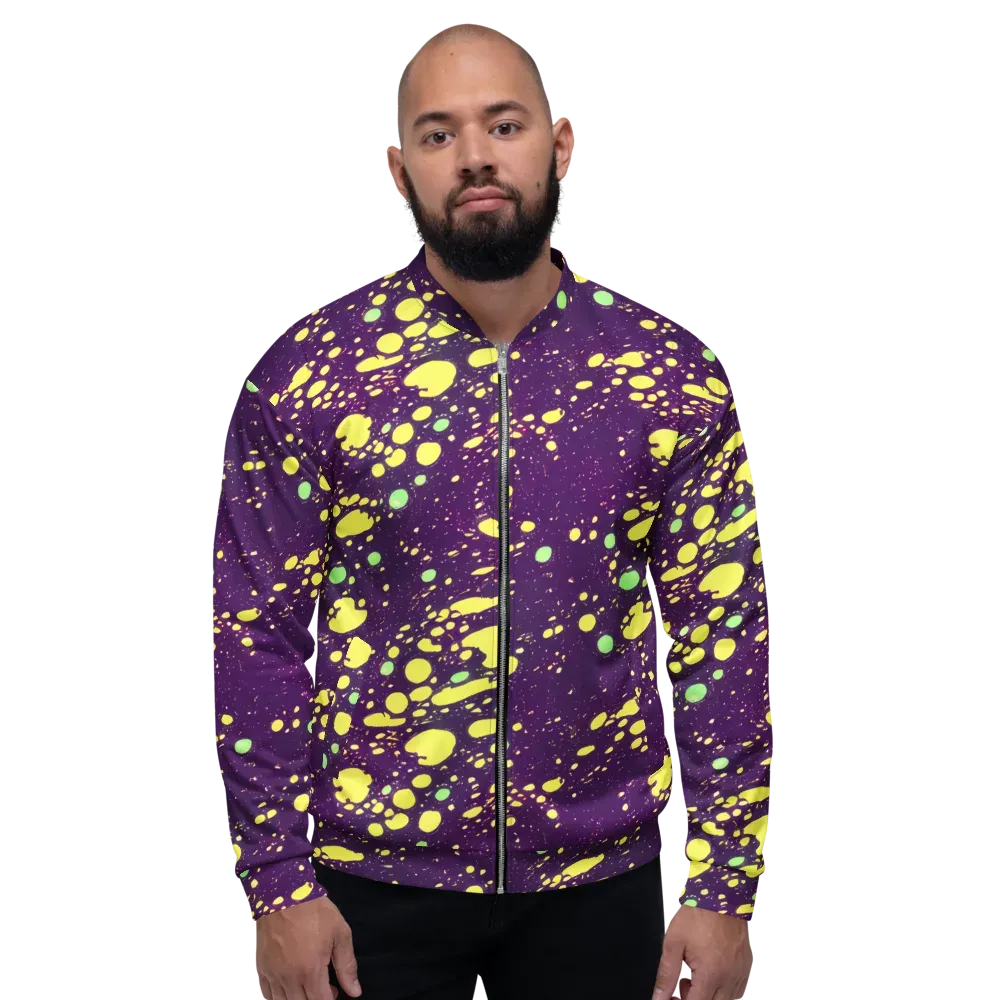 Electric Splatter on Bomber Jacket — Front
