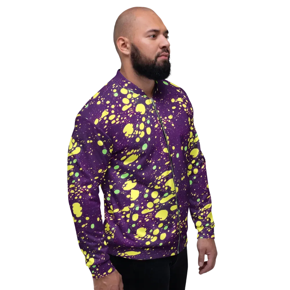 Electric Splatter on Bomber Jacket — Right