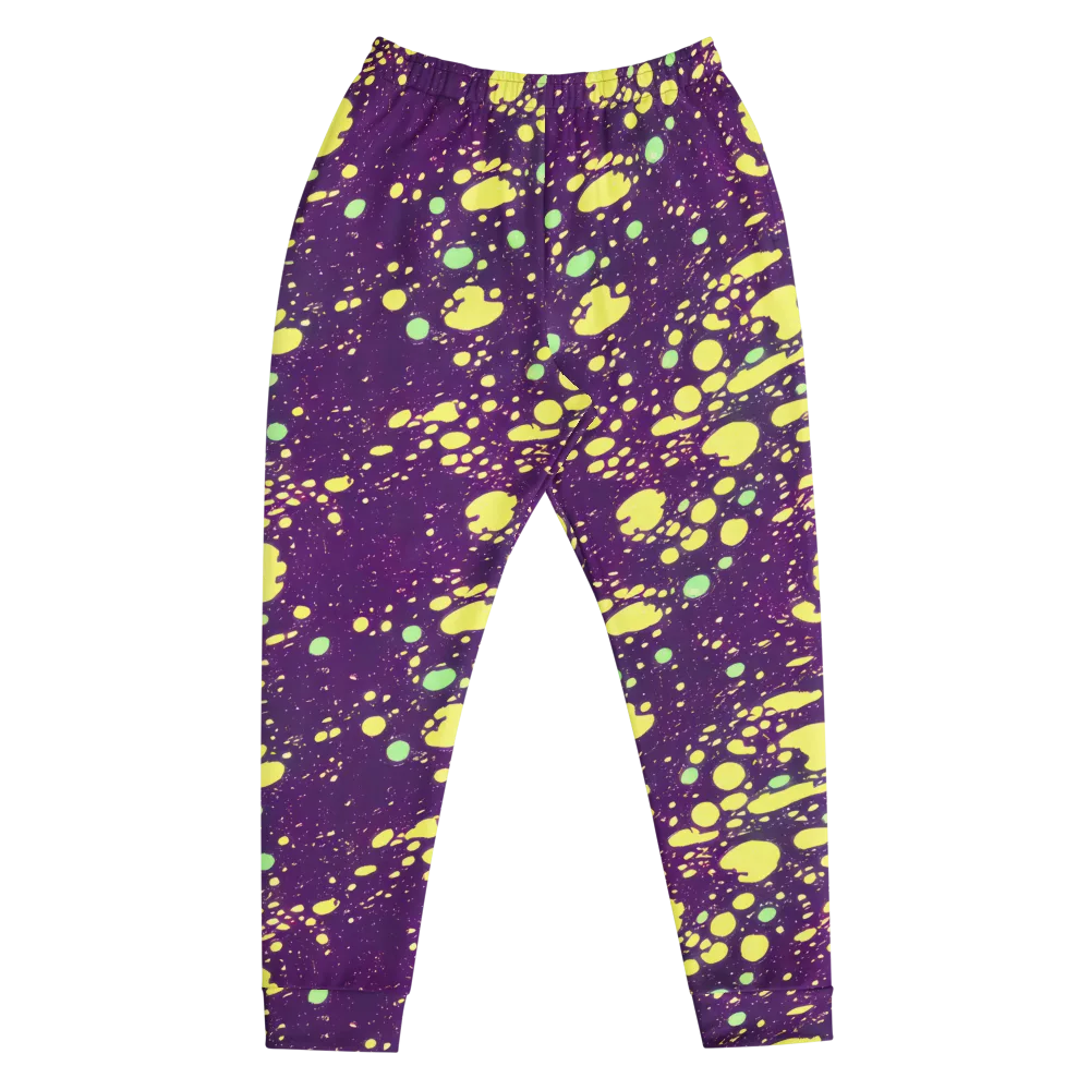 Electric Splatter on Men's Joggers — Front