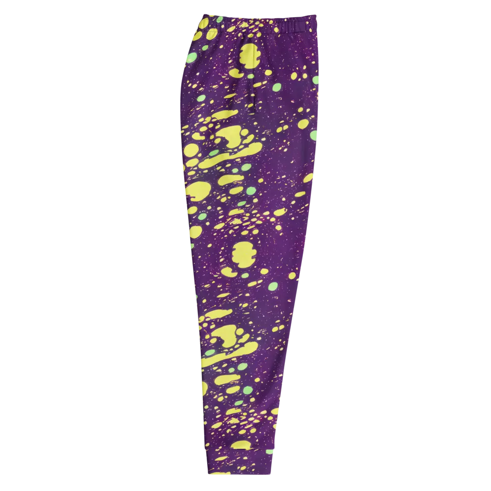 Electric Splatter on Men's Joggers — Right