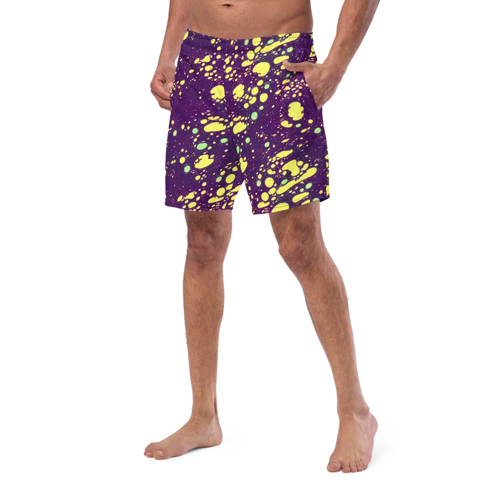 Electric Splatter on Swim Trunks — Left Front