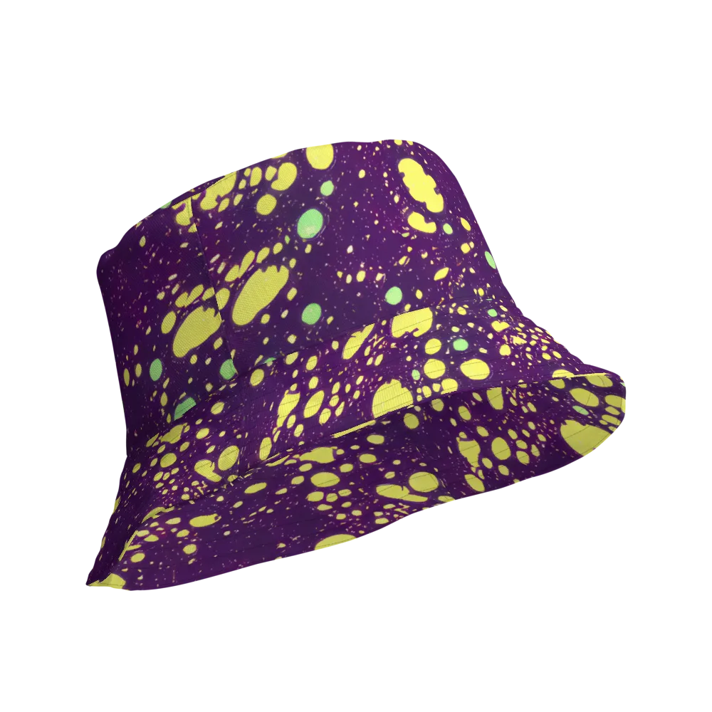 Electric Splatter on Reversible Bucket Hat — Product details Outside