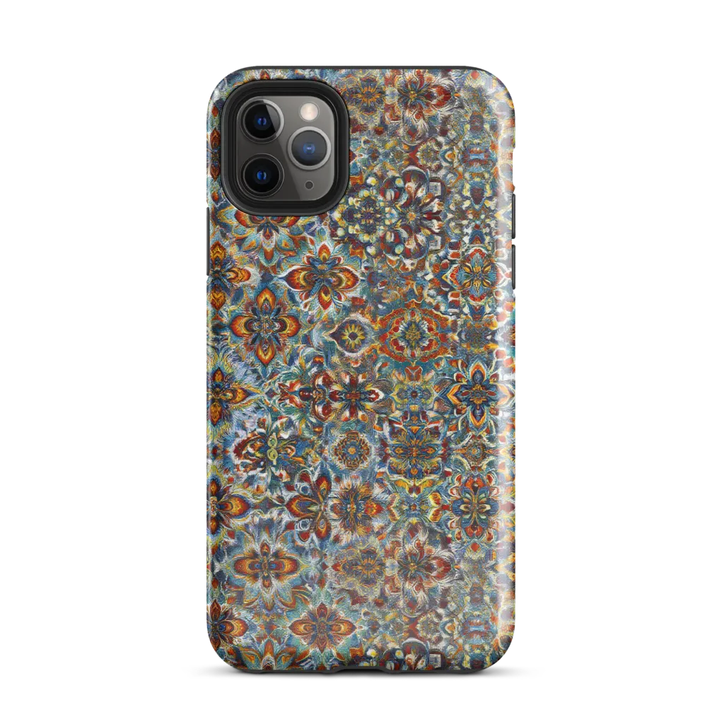Cobalt Garland on Tough Case for iPhone® — Front