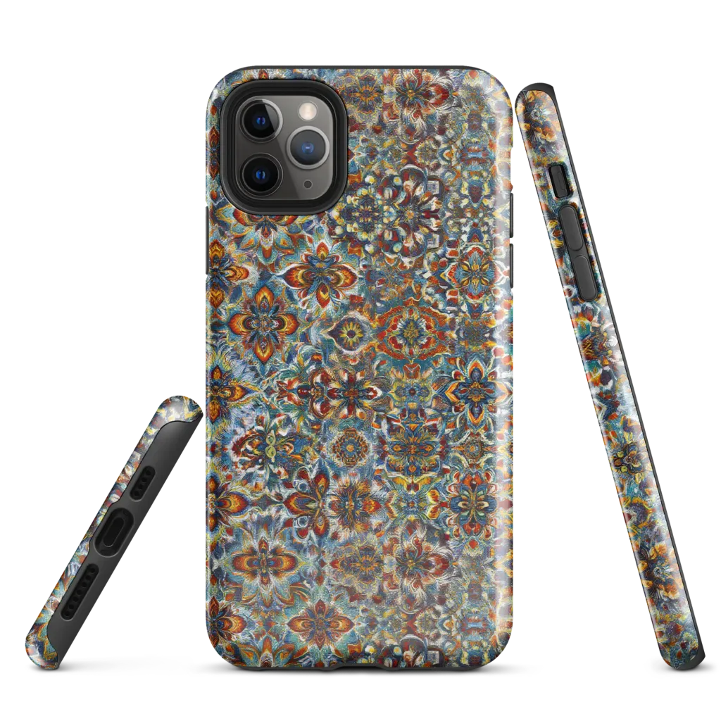 Cobalt Garland on Tough Case for iPhone® — Front