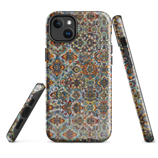 Cobalt Garland on a MagSafe Tough Case for iPhone®