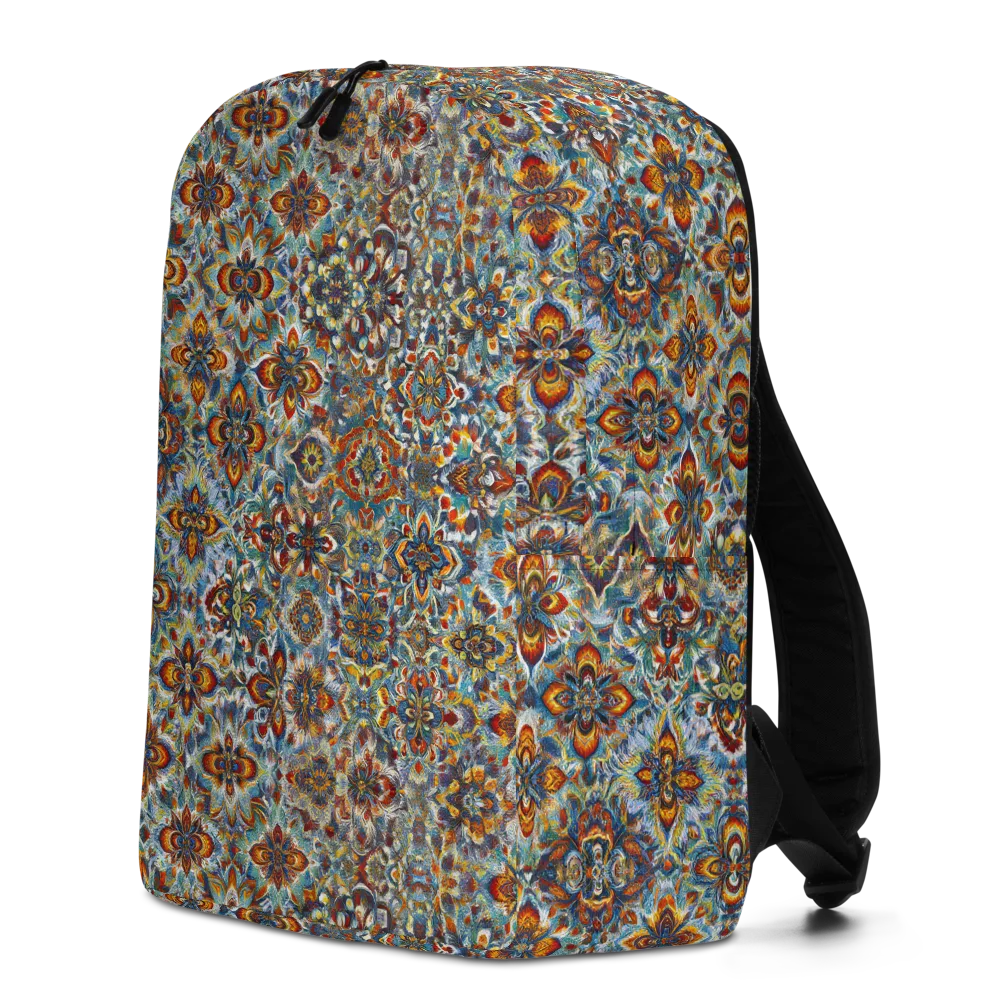 Cobalt Garland on Minimalist Backpack — Left