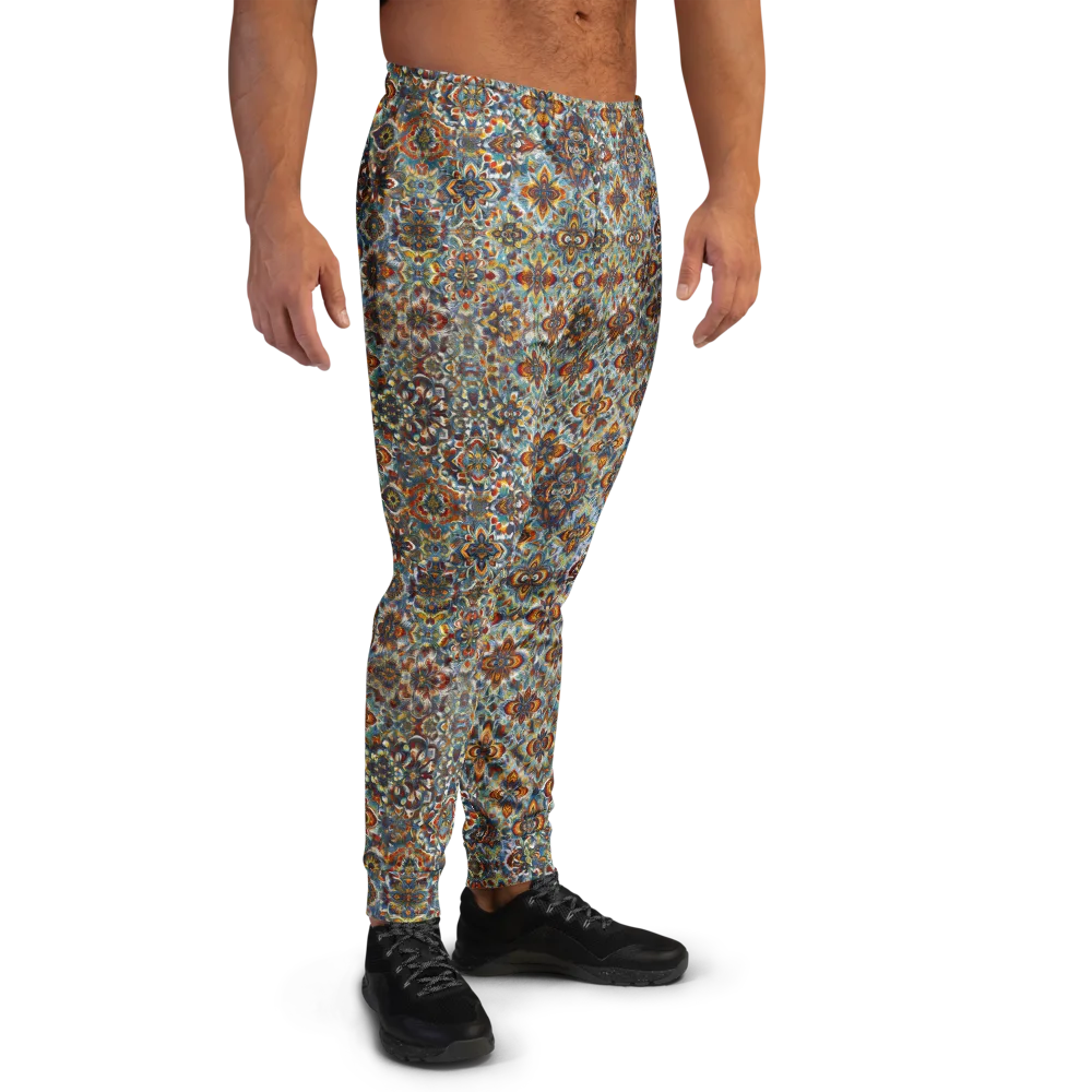 Cobalt Garland on Men's Joggers — Right
