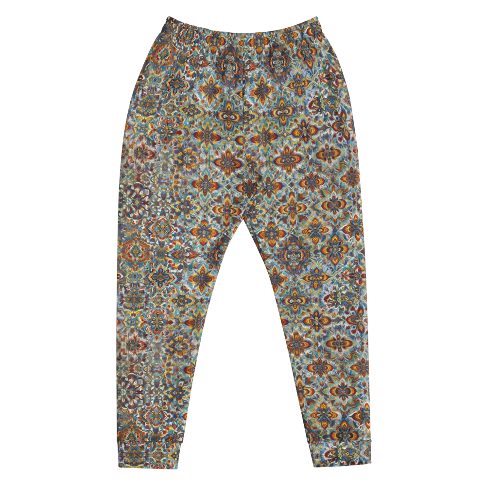 Cobalt Garland on Men's Joggers — Front