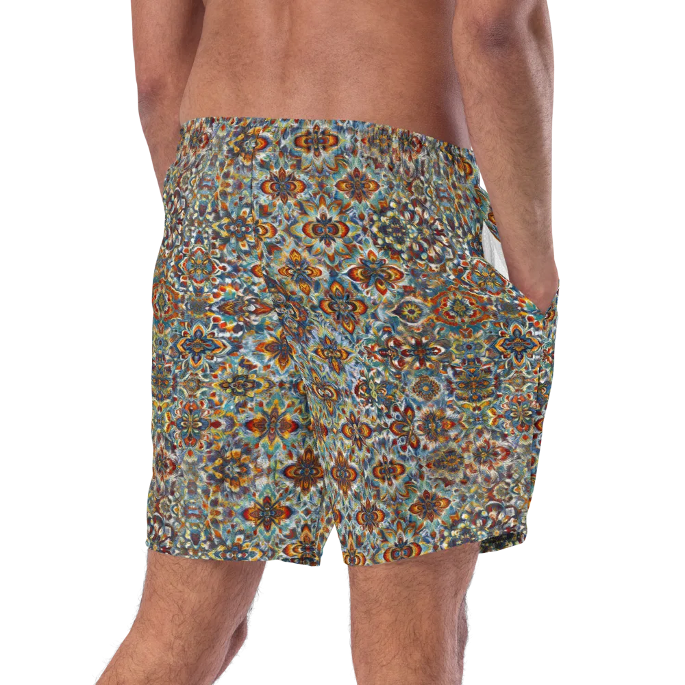Cobalt Garland on Swim Trunks — Right Back